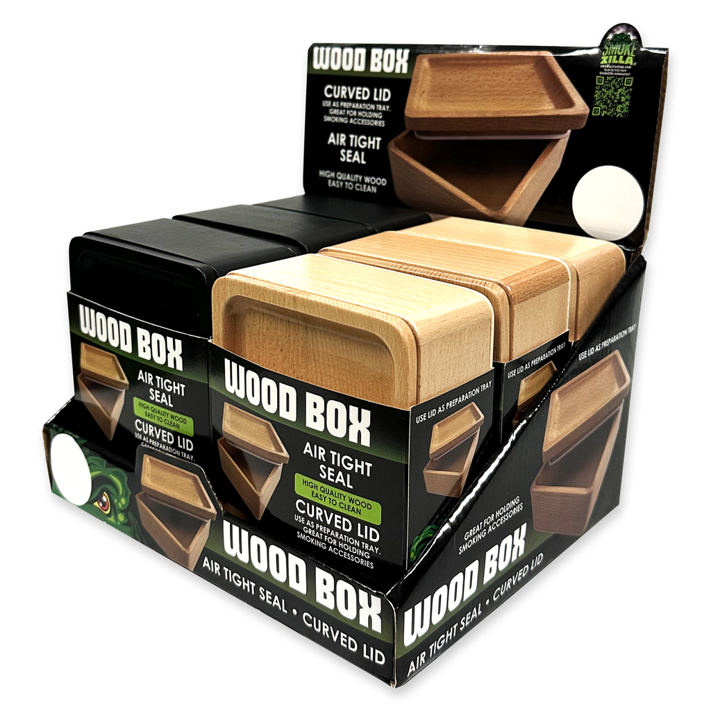 SMOKEZILLA STORGE WOOD BOX BOX OF 6