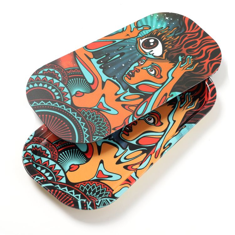 TINY LONG 3D METAL MAGNETIC TRAY ASSORTED