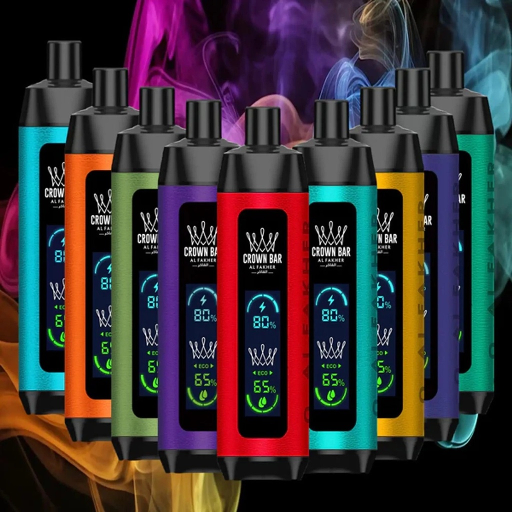 ALFAKHER CROWN BAR PRO 8000 PUFF BOX OF 5