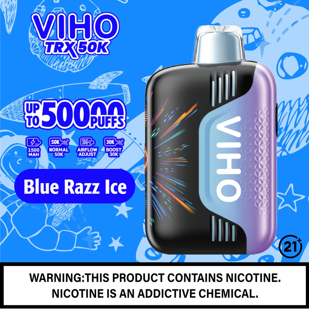 VIHO TRX 50K PUFFS BOX OF 5