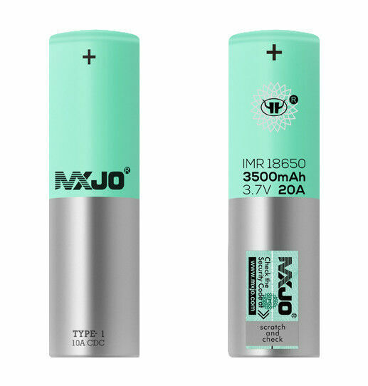 MAJO IMR 18650 BATTERY TYOE-1 20A 3500MAH 2CT