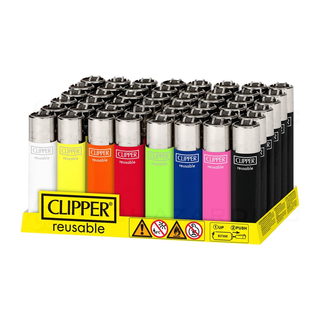 CLIPPER MINI LIGHTER DISPLAY OF 48