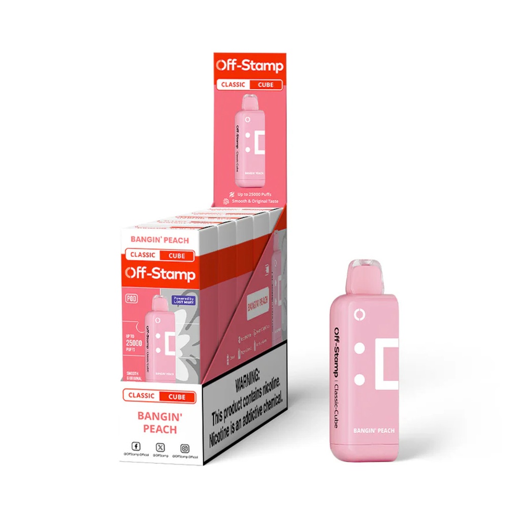 OFF-STAMP CLASSIC CUBE 25K PUFFS POD BOX OF 5