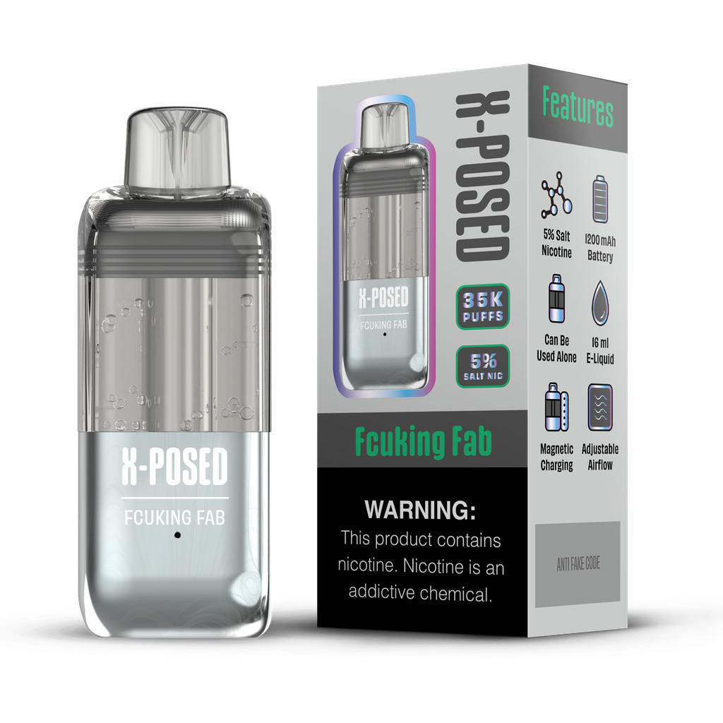 X-POSED 35K PUFFS PODS BOX OF 5