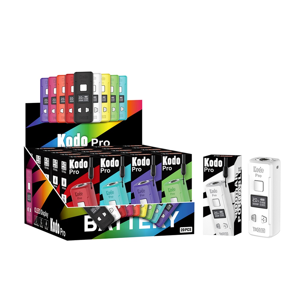 YOCAN KODO PRO PORTABLE BATTERY NEW COLOR DISPLAY OF 20