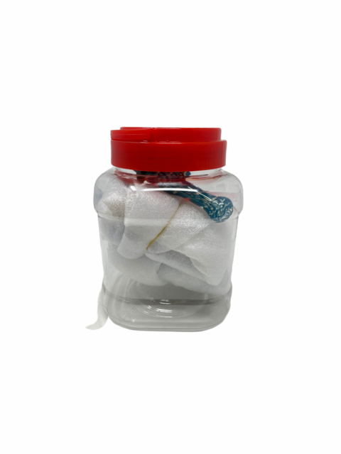 GLASS CHILLUMS ASSORTED COLORS AND DESIGNS 20CT JAR