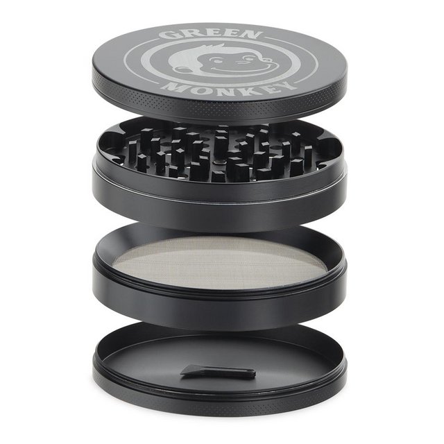 GREEN MONKEY CAPUCHIN GRINDER 100MM BLACK