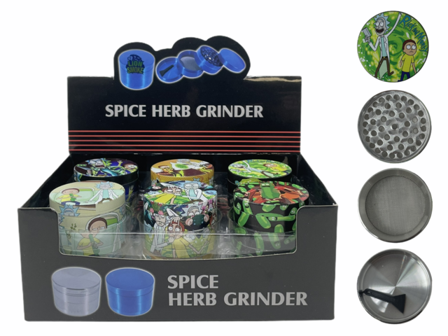 LION SMOKE SPICE HERB 4 PARTS TOBACCO GRINDER ZNG508 BOX OF 12