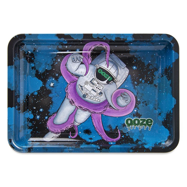 OOZE METAL ROLLING TRAY KOSMIC KARKEN MEDIUM