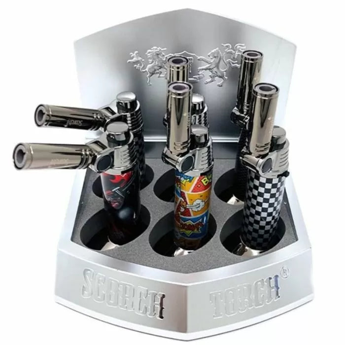 SCORCH TORCH/ADJUSTABLE ANGLE TORCH/90 TO 45DEG/ASST BOX OF 6