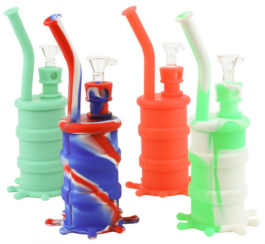 SILICONE PIPE 8.5" ASSORTED COLORS