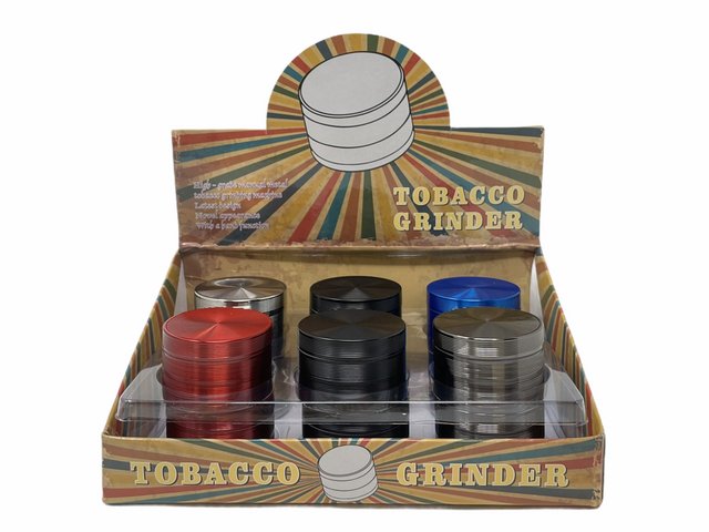 TOBACCO GRINDER GRZ082-4 BOX OF 12
