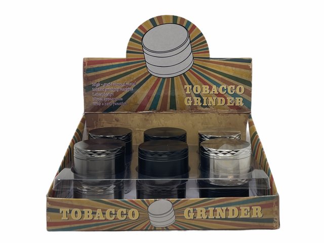TOBACCO GRINDER GRZ852-01 BOX OF 12
