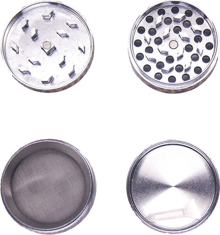 TOBACCO GRINDER MIX COLOR 63MM 4 PARTS GR215-63C BOX OF 6