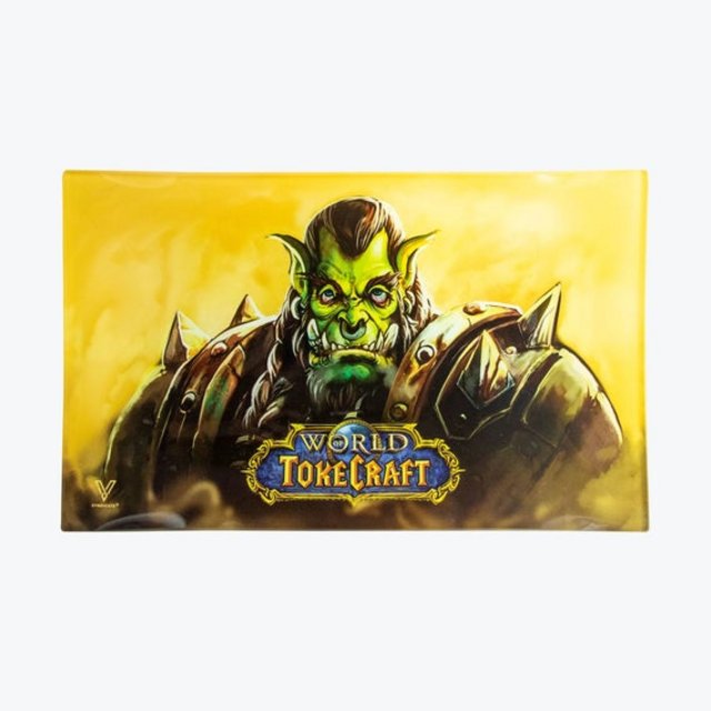 V SYNDICATE MEDIUM GLASS ROLLING TRAY TOKECRAFT