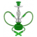 PREMIUM US4014 POSH 2 HOSE HOOKAH GREEN