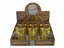 TOBACCO GRINDER GRZ101DY-2SKULL BOX OF 12