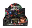TOBACCO GRINDER MIX COLOR WITH DIAMOND ON SIDE GR205-61GL BOX OF 6