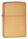ZIPPO LIGHTER REGULAR BRUSHED BRASS 204B